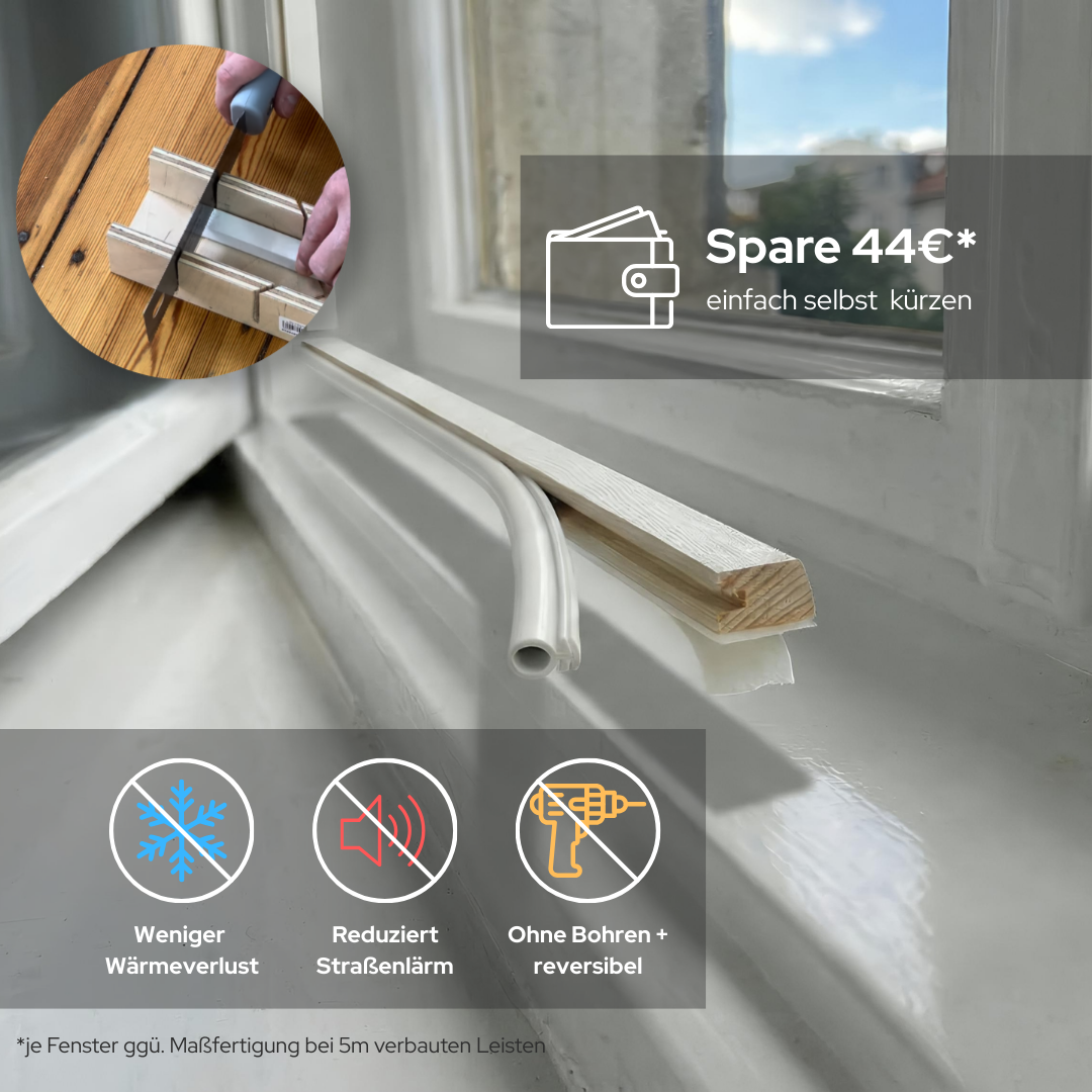 Fensterdichtung Altbau – Selbst kürzen